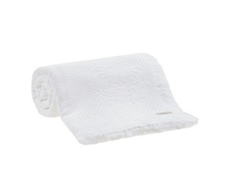 Cobre-Leito Medalhão - Branca | Westwing