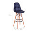 Banqueta Eames Mia - Preta, Branco, Colorido | WestwingNow