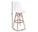 Banqueta Eames Mia - Branca, Branco, Colorido | WestwingNow