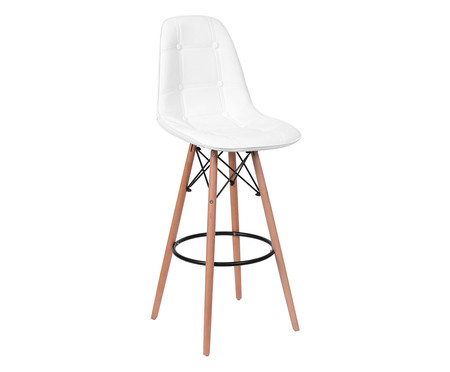 Banqueta Eames Mia - Branca