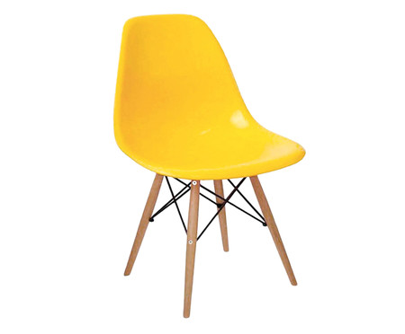Cadeira Eames Wood - Amarelo Ipê | WestwingNow