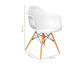 Cadeira Eames Young Wood - Branco, Branco, Colorido | WestwingNow