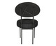 Cadeira Broto Tecido Vat - Chumbo e Preto, Cinza | WestwingNow