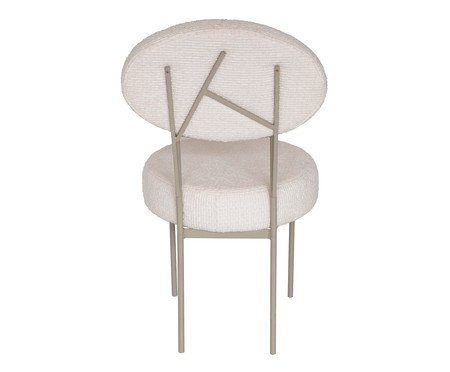 Cadeira Broto  Bouclé Natural - Taupe | Westwing