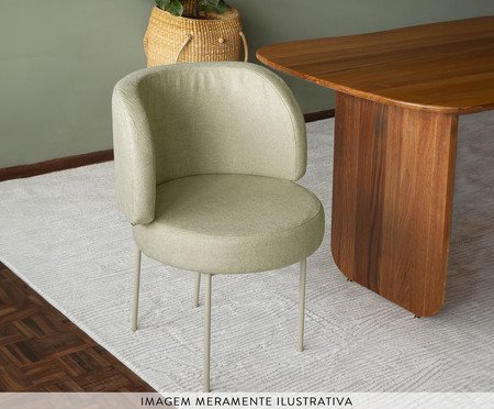 Cadeira Zurique Vat Dark Sage Taupe | Westwing