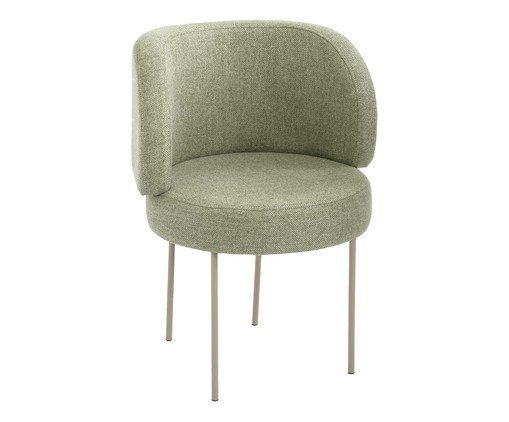 Cadeira Zurique Vat Dark Sage Taupe, Cobre | WestwingNow