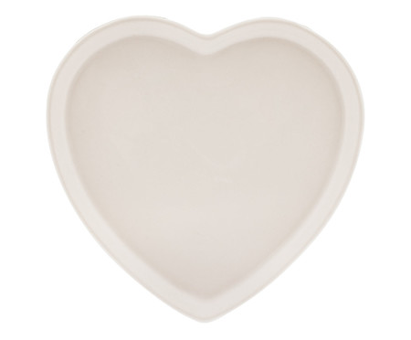 Porta-Anéis em Cerâmica Heart - Branco | WestwingNow