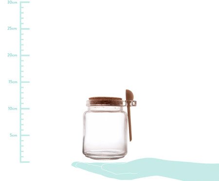 Porta Condimento com Colher de Bambu | Westwing