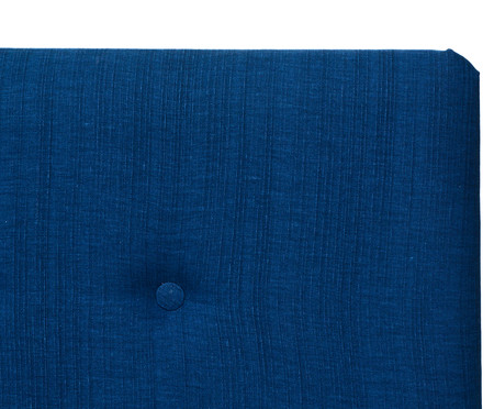 Cabeceira Painel em Linho com Botões Donna - Azul Marinho | WestwingNow