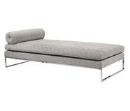 Chaiselongue de Suede Ch Margot - Cinza | WestwingNow