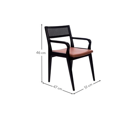 Cadeira Sinus - Preto | WestwingNow