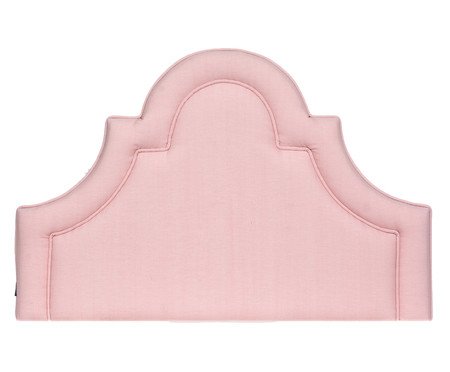 Cabeceira Painel em Linho com Vivo West - Rosé