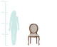 Cadeira de Madeira Medalhão - Crua e Marrom, Branco, Colorido | WestwingNow