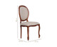 Cadeira de Madeira Medalhão - Crua e Marrom, Branco, Colorido | WestwingNow