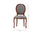 Cadeira de Madeira Medalhão - Chumbo, Branco, Colorido | WestwingNow