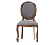 Cadeira de Madeira Medalhão - Chumbo, Branco, Colorido | WestwingNow
