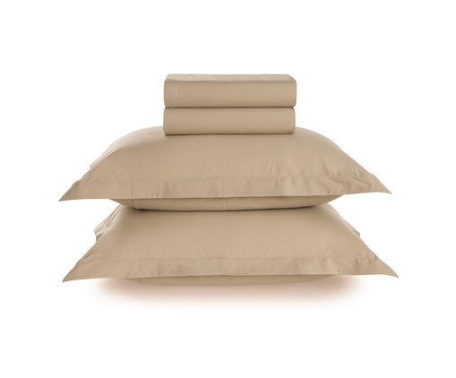 Jogo de Lençol Liss Deserto 180 Fios, beige | WestwingNow