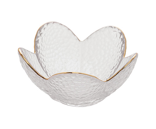 Bowl em Cristal Taj Flor, Transparente | WestwingNow