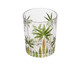 Jogo de Copos em Cristal Palm Tree Handpaint, Transparente | WestwingNow