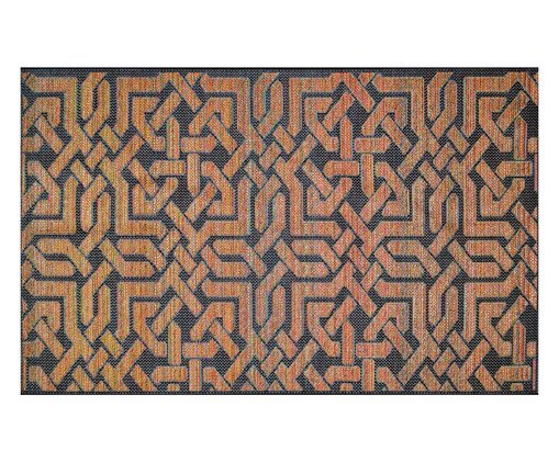 Tapete em Sisal Unique Lisboa Discerning Preto, Bege | WestwingNow