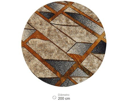 Tapete Redondo Marbella Champagne Mancy | Westwing