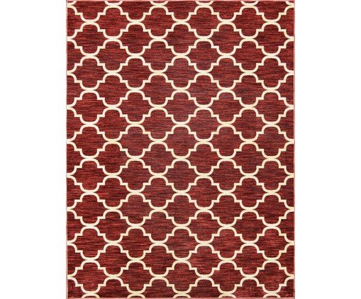 Tapete Pequeno Nuance Fontvieille - Rosê, Vermelho | WestwingNow