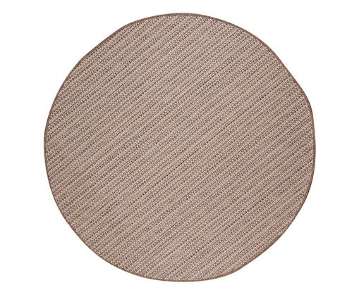 Tapete Redondo em Sisal Look Hibísco, Bege | WestwingNow