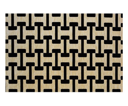 Tapete Pequeno Nuance Ipanema, Preto | WestwingNow