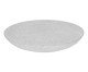 Mesa de Centro Baixa Brut em Granilite -  Branco, Branco | WestwingNow