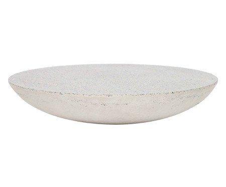 Mesa de Centro Baixa Brut em Granilite -  Branco | Westwing