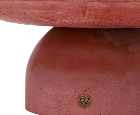 Mesa de Centro Média Brut em Concreto -  Terracota | Westwing