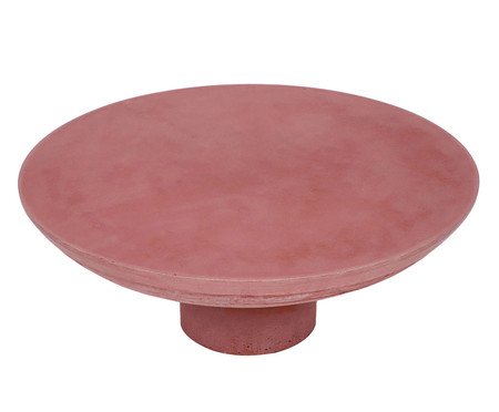 Mesa de Centro Média Brut em Concreto -  Terracota | Westwing