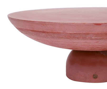 Mesa de Centro Média Brut em Concreto -  Terracota | Westwing