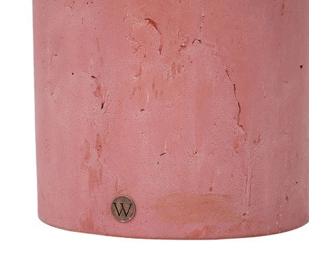 Mesa Lateral Alta Brut em Concreto -  Terracota | Westwing