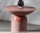 Mesa Lateral Alta Brut em Concreto -  Terracota, Laranja | WestwingNow