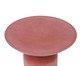 Mesa Lateral Alta Brut em Concreto -  Terracota, Laranja | WestwingNow