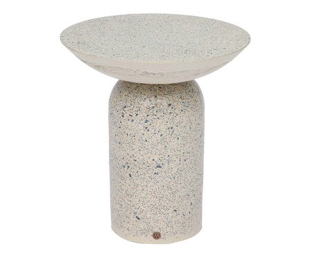 Mesa Lateral Alta Brut em Granilite -  Branco | Westwing