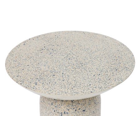 Mesa Lateral Alta Brut em Granilite -  Branco | Westwing