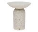 Mesa Lateral Alta Brut em Granilite -  Branco, Branco | WestwingNow