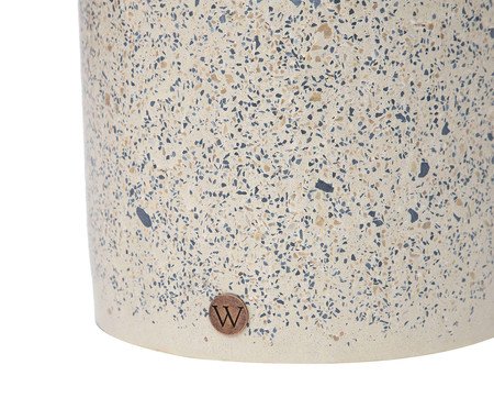 Mesa Lateral Alta Brut em Granilite -  Branco | Westwing