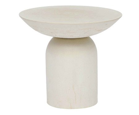 Mesa Lateral Média Brut em Concreto -  Areia | Westwing