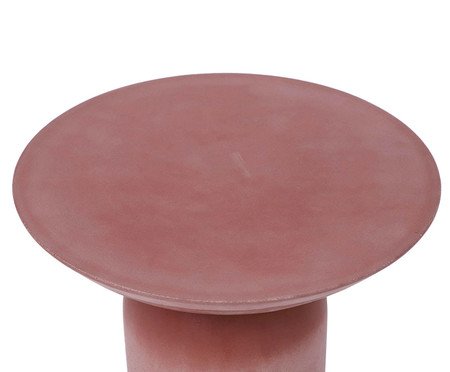 Mesa Lateral Média Brut em Concreto -  Terracota | Westwing