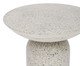 Mesa Lateral Média Brut em Granilite -  Branco, Branco | WestwingNow