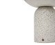 Mesa Lateral Média Brut em Granilite -  Branco, Branco | WestwingNow