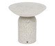 Mesa Lateral Média Brut em Granilite -  Branco, Branco | WestwingNow