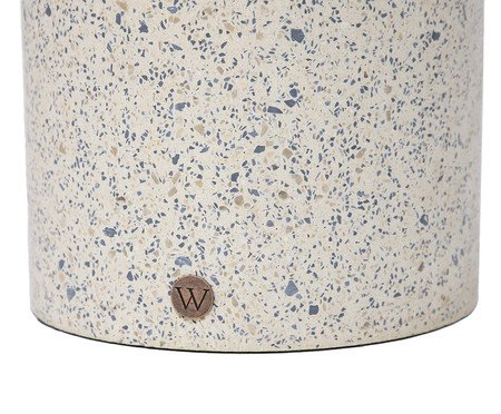 Mesa Lateral Média Brut em Granilite -  Branco | Westwing