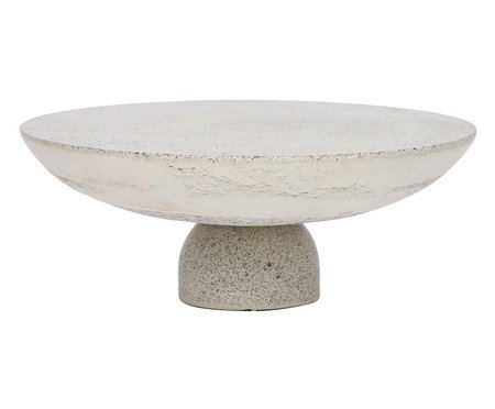 Mesa de Centro Média Brut em Granilite -  Branco | Westwing