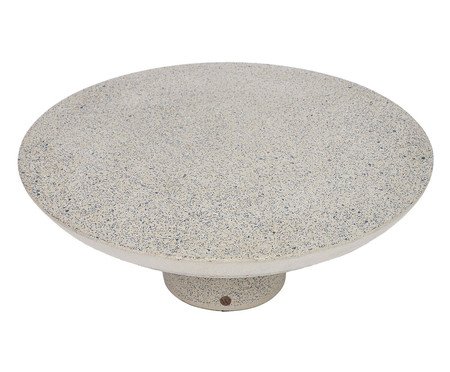 Mesa de Centro Média Brut em Granilite -  Branco | Westwing