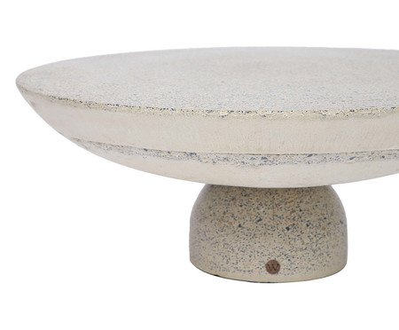 Mesa de Centro Média Brut em Granilite -  Branco | Westwing