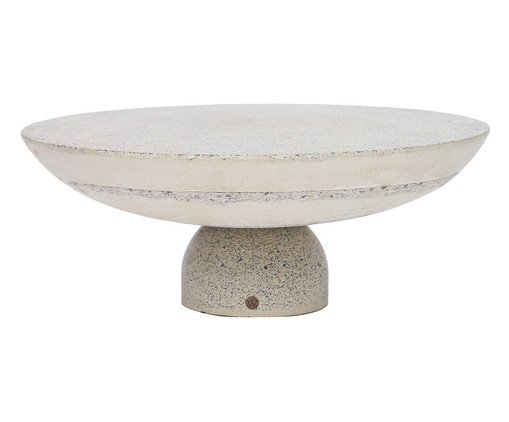 Mesa de Centro Média Brut em Granilite -  Branco, Branco | WestwingNow
